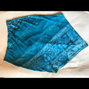 Blue Handkerchief Skirt